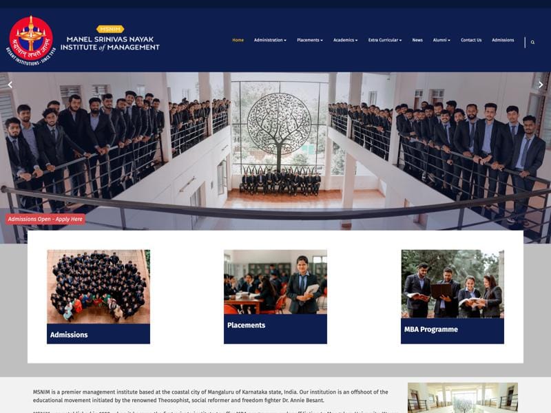 Screenshot of Besant Education