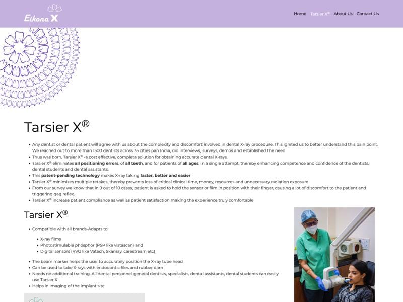 Screenshot of Eikona X Solutions