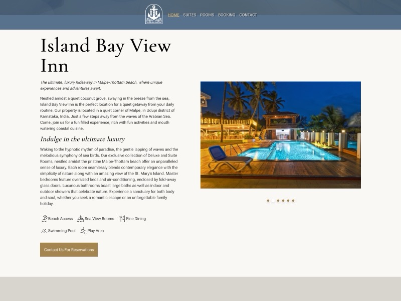 Screenshot of Island Bay View Inn